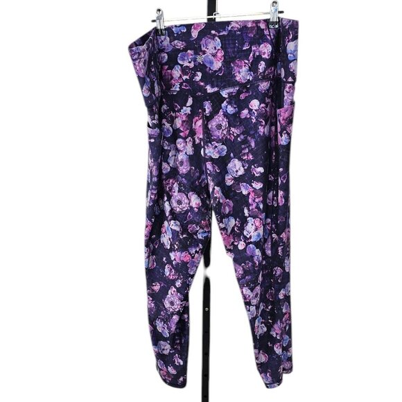 Athleta Salutation Stash Pocket ll Printed Tight, Plus Size, Floral, Size 3X - Picture 6 of 9